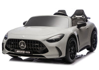 LEAN CARS Mercedes GT63 AMG DK-GT63 24V LCD Elektroauto, Hellgrau – Produktabbildung 2