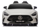 LEAN CARS Mercedes GT63 AMG DK-GT63 24V LCD Elektroauto, Hellgrau – Produktabbildung 3
