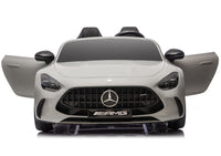 LEAN CARS Mercedes GT63 AMG DK-GT63 24V LCD Elektroauto, Hellgrau – Produktabbildung 4