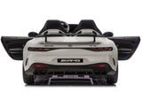 LEAN CARS Mercedes GT63 AMG DK-GT63 24V LCD Elektroauto, Hellgrau – Produktabbildung 6