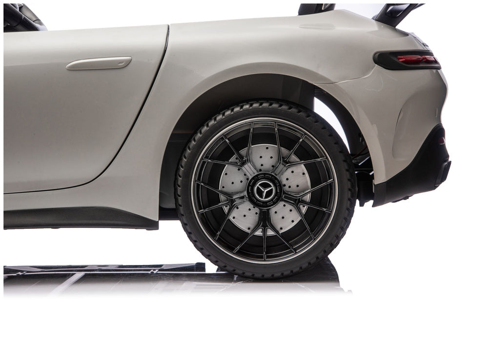 LEAN CARS Mercedes GT63 AMG DK-GT63 24V LCD Elektroauto, Hellgrau – Produktabbildung 8