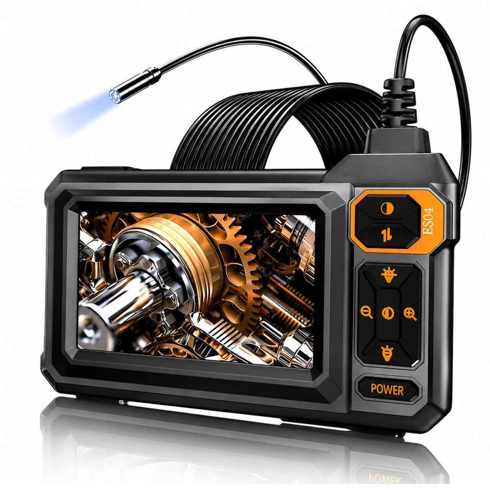 LEAN Kabelgebundene Endoskop-Inspektionskamera mit 8 LEDs, 4,3'' LCD-Display, Schutzart IP67 – Produktabbildung 2