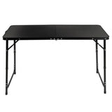 LEAN Campingmöbelset, Klapptisch, 4 Hocker, schwarzer Koffer – Produktabbildung 5