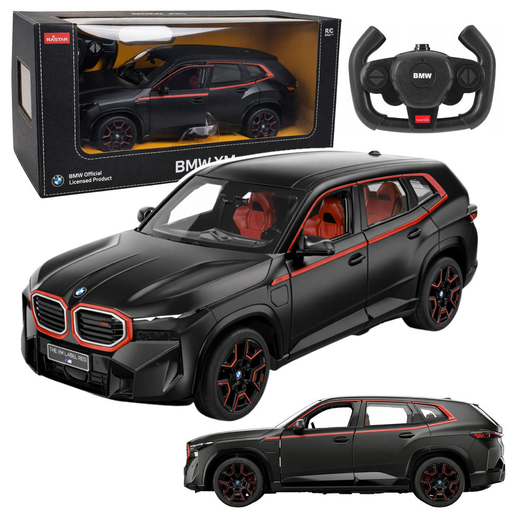BMW XM Remote Controlled Car RC Rastar Black 1:14