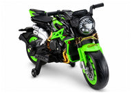 LEAN CARS XW-07 Akku-Motorrad mit beleuchteten LED-Rädern, Grün