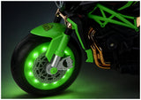 LEAN CARS XW-07 Akku-Motorrad mit beleuchteten LED-Rädern, Grün – Produktabbildung 10