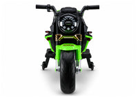 LEAN CARS XW-07 Akku-Motorrad mit beleuchteten LED-Rädern, Grün – Produktabbildung 3