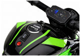 LEAN CARS XW-07 Akku-Motorrad mit beleuchteten LED-Rädern, Grün – Produktabbildung 8