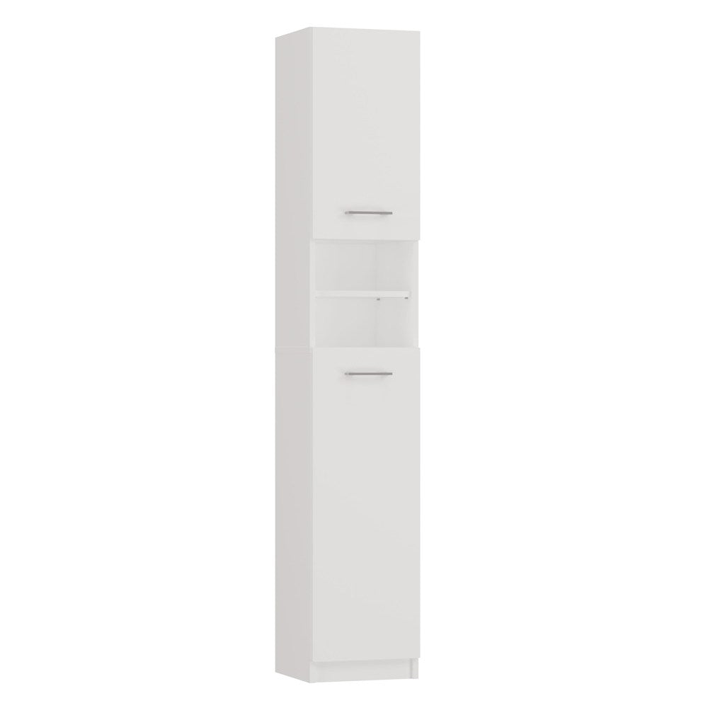 Badezimmer-Hochschrank Marbela 1.0 WEISS