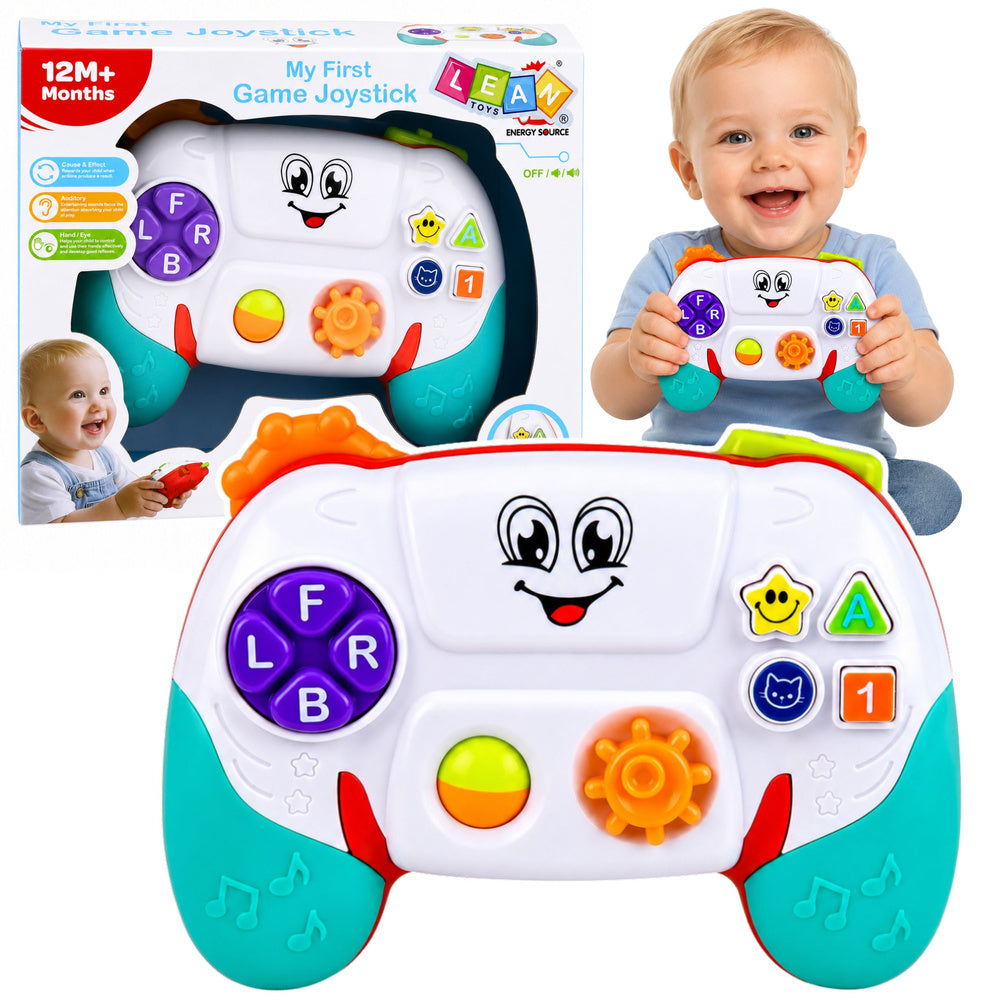 LEAN Toys Interaktives Lernpad für Kleinkinder mit Licht, Geräuschen und Melodien