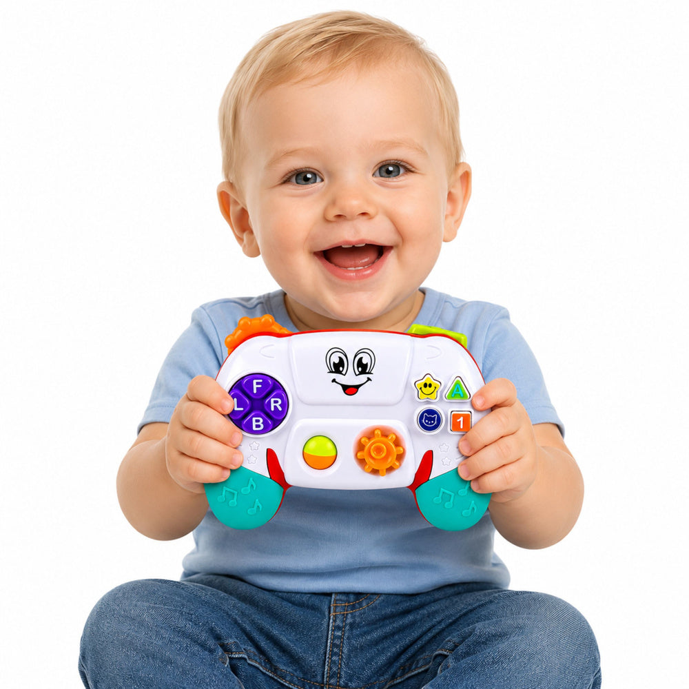 LEAN Toys Interaktives Lernpad für Kleinkinder mit Licht, Geräuschen und Melodien – Produktabbildung 2