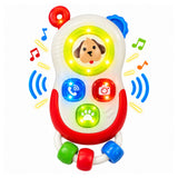 LEAN Toys Interaktives Telefon für Kleinkinder: Bewegliche Elemente, Lichter, Geräusche – Produktabbildung 4