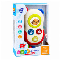 LEAN Toys Interaktives Telefon für Kleinkinder: Bewegliche Elemente, Lichter, Geräusche – Produktabbildung 5