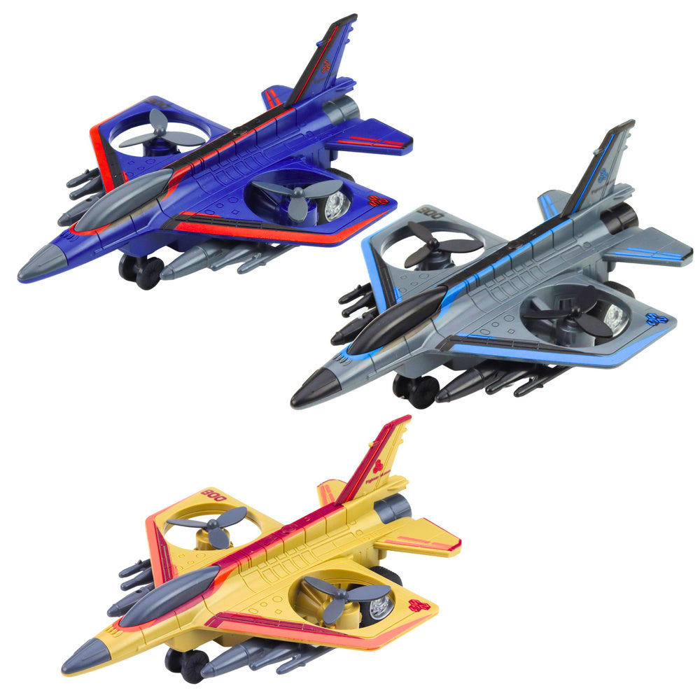 LEAN TOYS Kampfflugzeug, militärischer Militärantrieb, rotierende Propeller – Produktabbildung 2