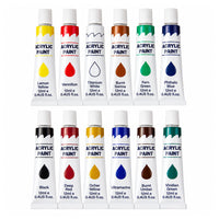 LEAN Künstler-Acrylfarben-Set, 24 Farben, 12 ml – Produktabbildung 2