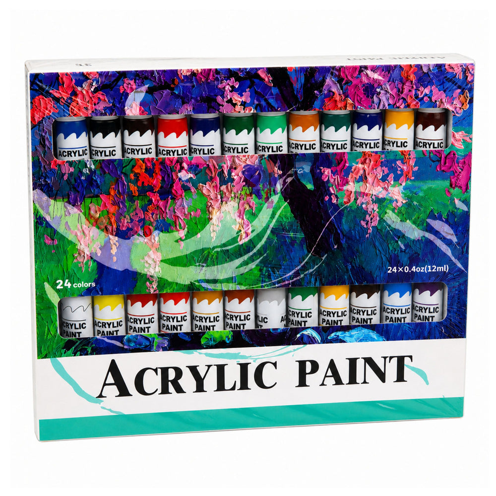 LEAN Künstler-Acrylfarben-Set, 24 Farben, 12 ml – Produktabbildung 4