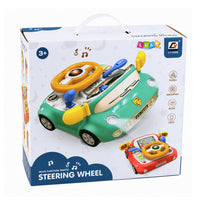 LEAN Toys Interaktives Bedienfeld, Fahrsimulator, Autolichter, Geräusche, Blau – Produktabbildung 6