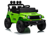 LEAN CARS Jeep Rubicon DK-JWR558 24V Grünes batteriebetriebenes Fahrzeug