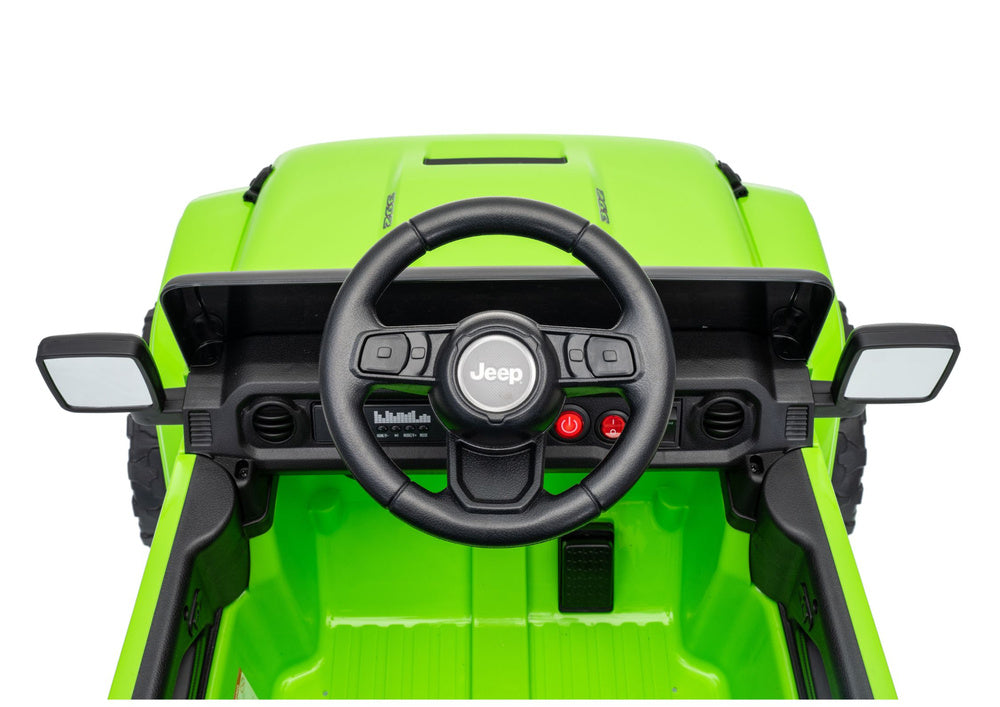 LEAN CARS Jeep Rubicon DK-JWR558 24V Grünes batteriebetriebenes Fahrzeug – Produktabbildung 11