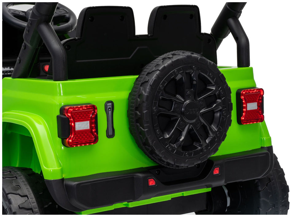 LEAN CARS Jeep Rubicon DK-JWR558 24V Grünes batteriebetriebenes Fahrzeug – Produktabbildung 14