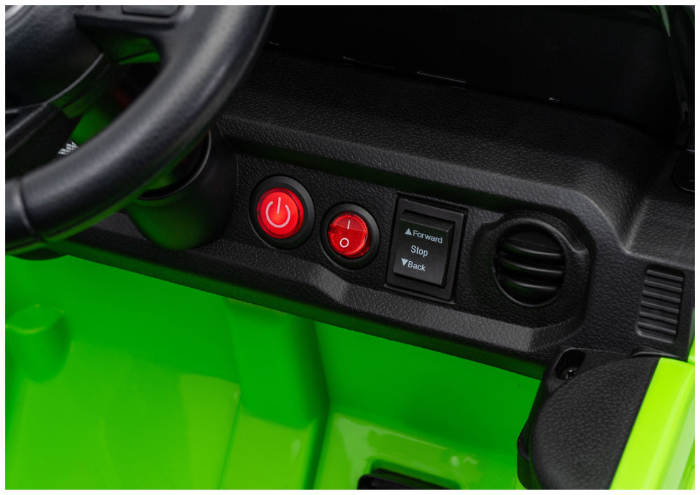 LEAN CARS Jeep Rubicon DK-JWR558 24V Grünes batteriebetriebenes Fahrzeug – Produktabbildung 15