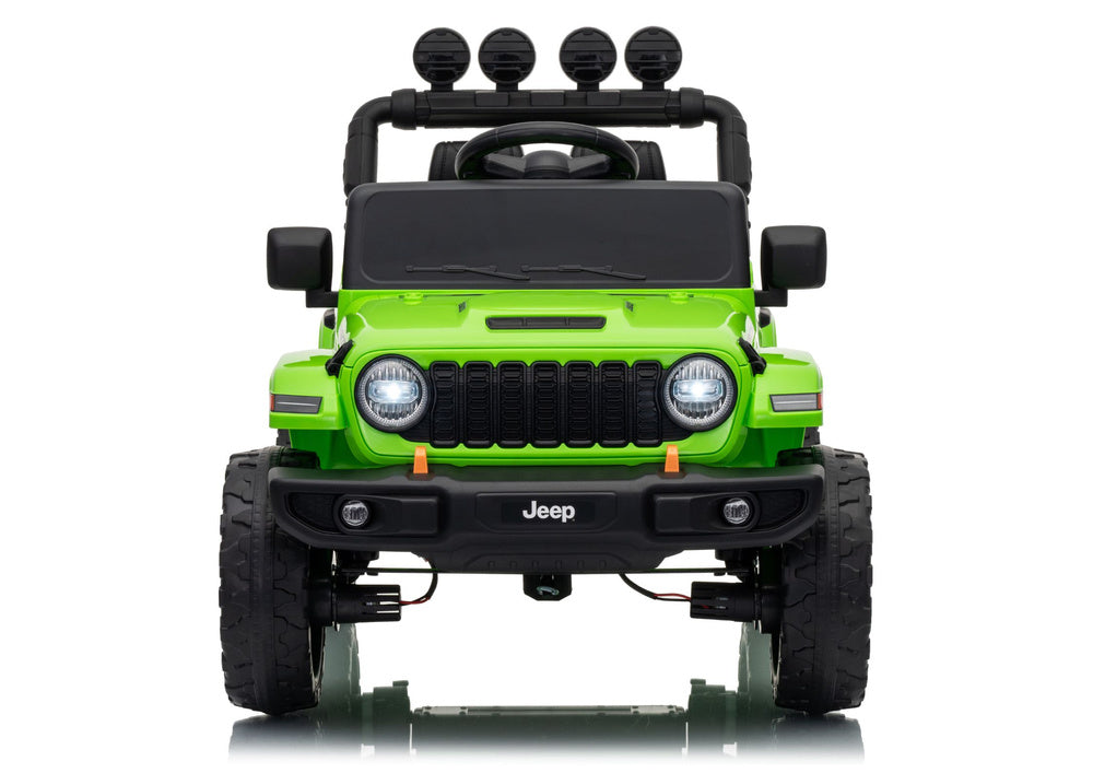 LEAN CARS Jeep Rubicon DK-JWR558 24V Grünes batteriebetriebenes Fahrzeug – Produktabbildung 3