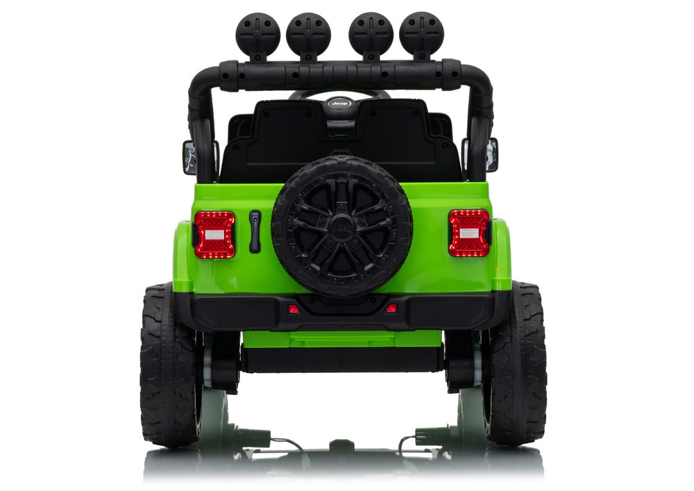 LEAN CARS Jeep Rubicon DK-JWR558 24V Grünes batteriebetriebenes Fahrzeug – Produktabbildung 6