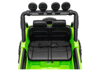 LEAN CARS Jeep Rubicon DK-JWR558 24V Grünes batteriebetriebenes Fahrzeug – Produktabbildung 9