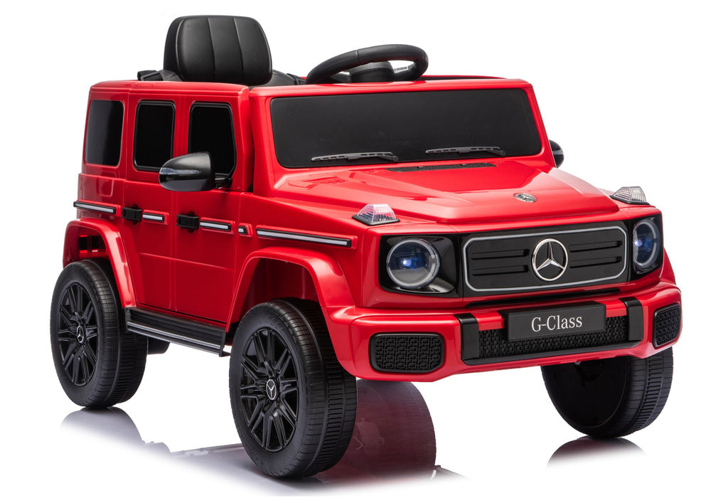 LEAN CARS Mercedes G 4x4 24V 2580 Rotes batteriebetriebenes Fahrzeug