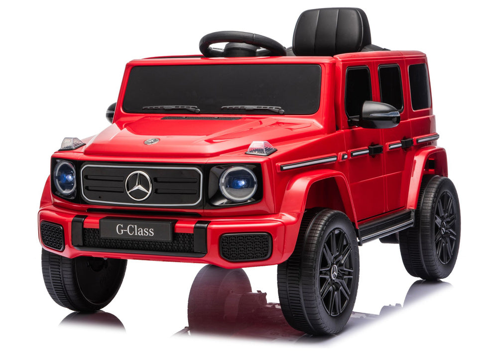 LEAN CARS Mercedes G 4x4 24V 2580 Rotes batteriebetriebenes Fahrzeug – Produktabbildung 2