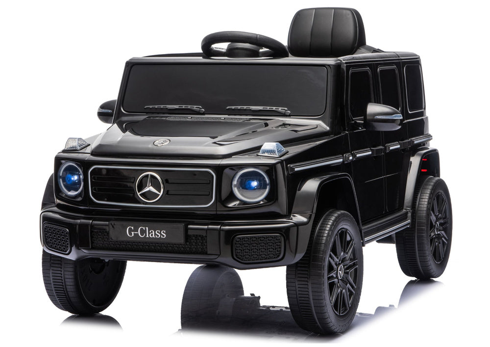 LEAN CARS Mercedes G 4x4 24V 2580 Schwarzes batteriebetriebenes Fahrzeug – Produktabbildung 2