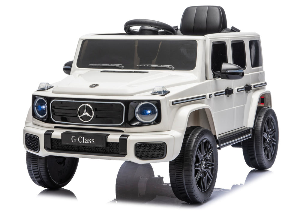 LEAN CARS Mercedes G 4x4 24V 2580 Elektrofahrzeug, Weiß – Produktabbildung 2