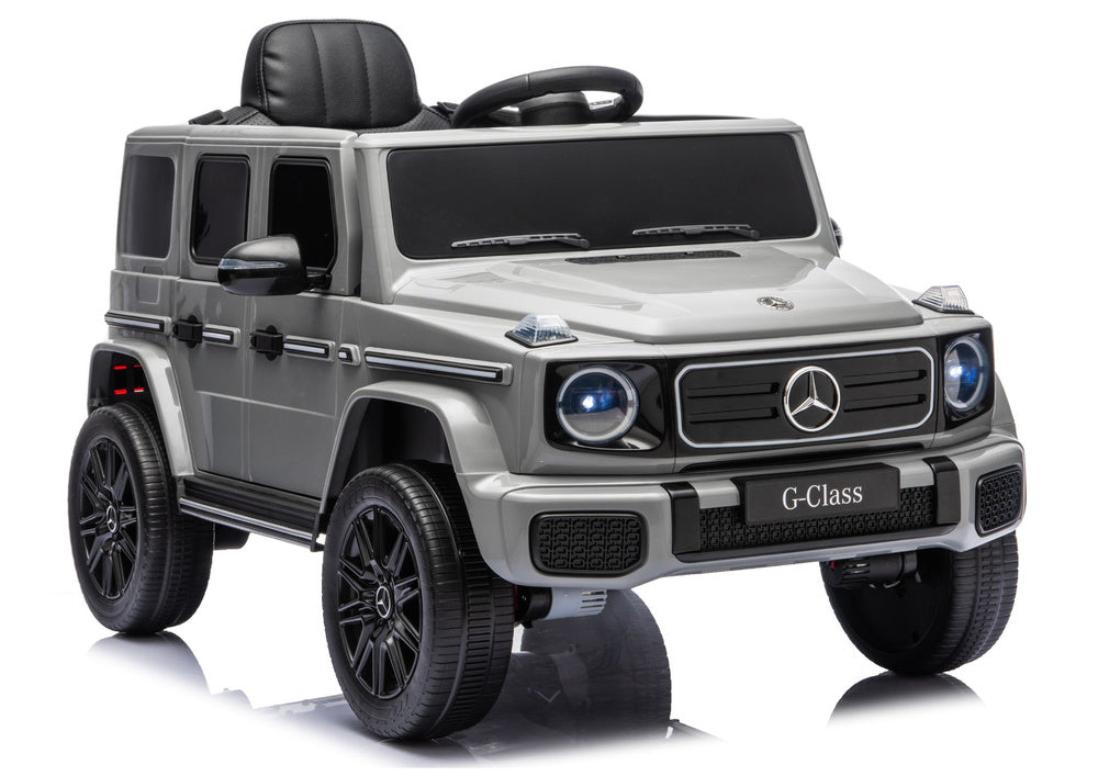 LEAN CARS Mercedes G 4x4 24V 2580 Graues batteriebetriebenes Fahrzeug