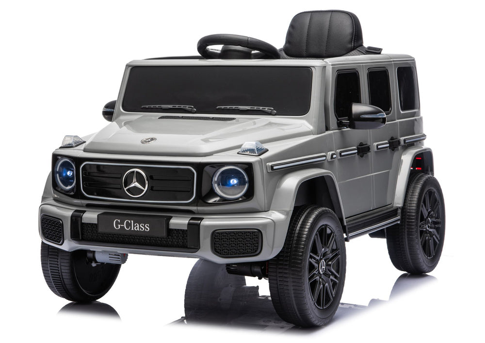 LEAN CARS Mercedes G 4x4 24V 2580 Graues batteriebetriebenes Fahrzeug – Produktabbildung 2