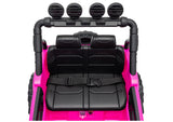 LEAN CARS Jeep Rubicon DK-JWR558 24V Pinkes batteriebetriebenes Fahrzeug – Produktabbildung 10