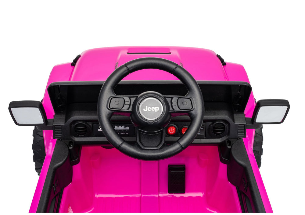 LEAN CARS Jeep Rubicon DK-JWR558 24V Pinkes batteriebetriebenes Fahrzeug – Produktabbildung 11