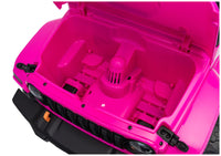 LEAN CARS Jeep Rubicon DK-JWR558 24V Pinkes batteriebetriebenes Fahrzeug – Produktabbildung 13