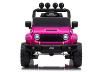 LEAN CARS Jeep Rubicon DK-JWR558 24V Pinkes batteriebetriebenes Fahrzeug – Produktabbildung 3