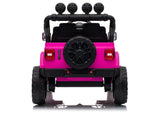 LEAN CARS Jeep Rubicon DK-JWR558 24V Pinkes batteriebetriebenes Fahrzeug – Produktabbildung 6