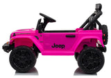 LEAN CARS Jeep Rubicon DK-JWR558 24V Pinkes batteriebetriebenes Fahrzeug – Produktabbildung 7