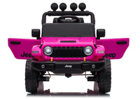 LEAN CARS Jeep Rubicon DK-JWR558 24V Pinkes batteriebetriebenes Fahrzeug – Produktabbildung 8