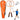 LEAN Toys Badminton-Set, Schläger, Federballhülle, Orange