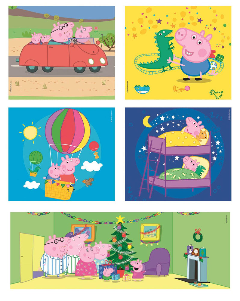 Puzzle 10-in-1 Super Color Peppa Wutz Clementoni 20271 – Produktabbildung 2