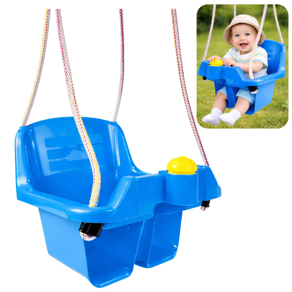Blue bucket swing for children 5237