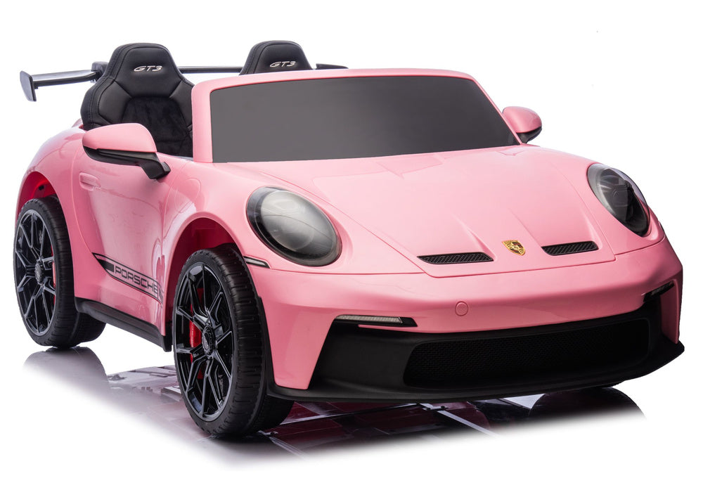 LEAN CARS DK-P911 Porsche GT3 24V Pinkes batteriebetriebenes Kinderauto