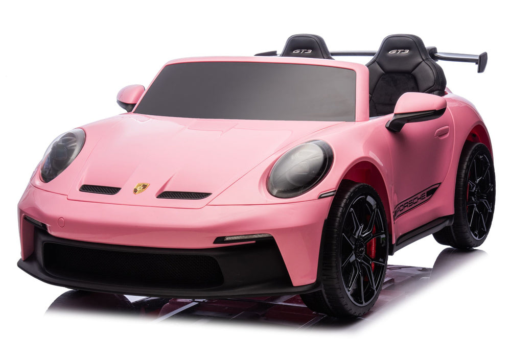 LEAN CARS DK-P911 Porsche GT3 24V Pinkes batteriebetriebenes Kinderauto – Produktabbildung 2