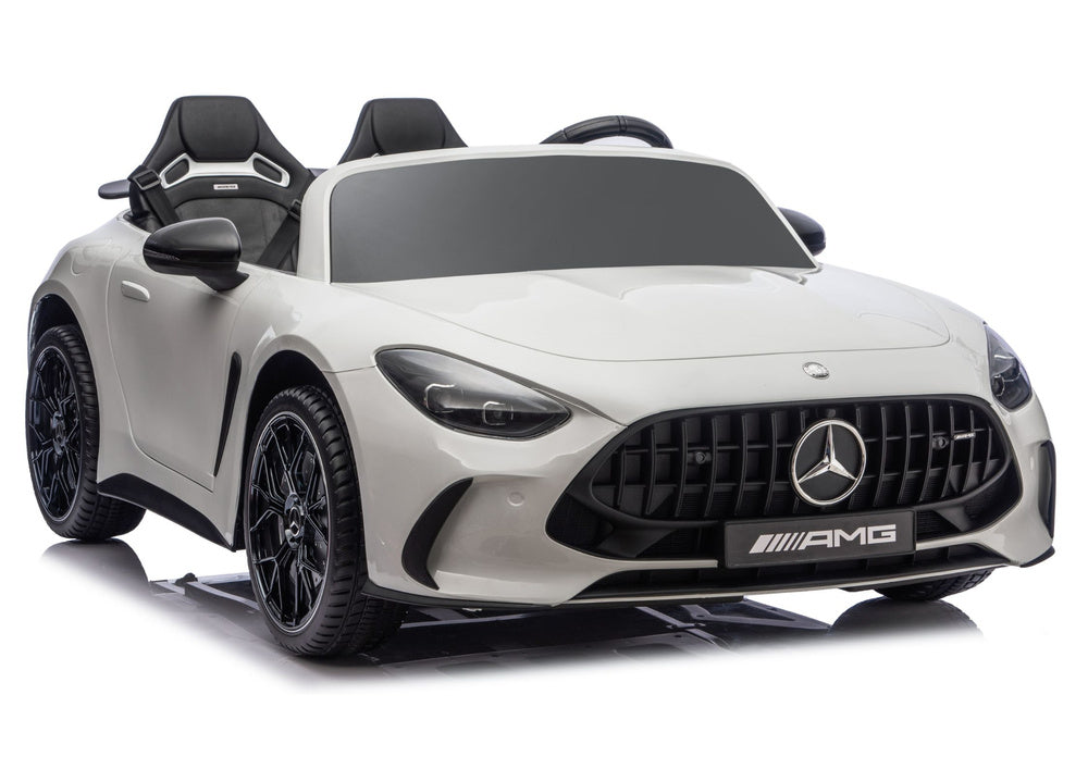 LEAN CARS Mercedes AMG DK-GT63 24V Weißes batteriebetriebenes Fahrzeug