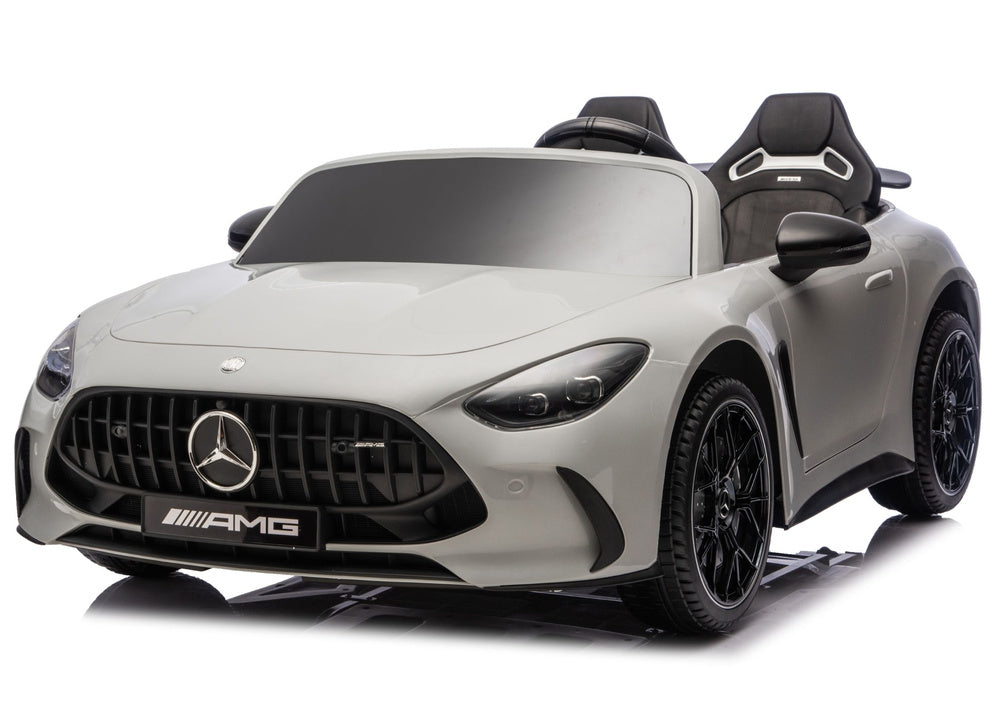 LEAN CARS Mercedes AMG DK-GT63 24V Hellgraues batteriebetriebenes Fahrzeug – Produktabbildung 2