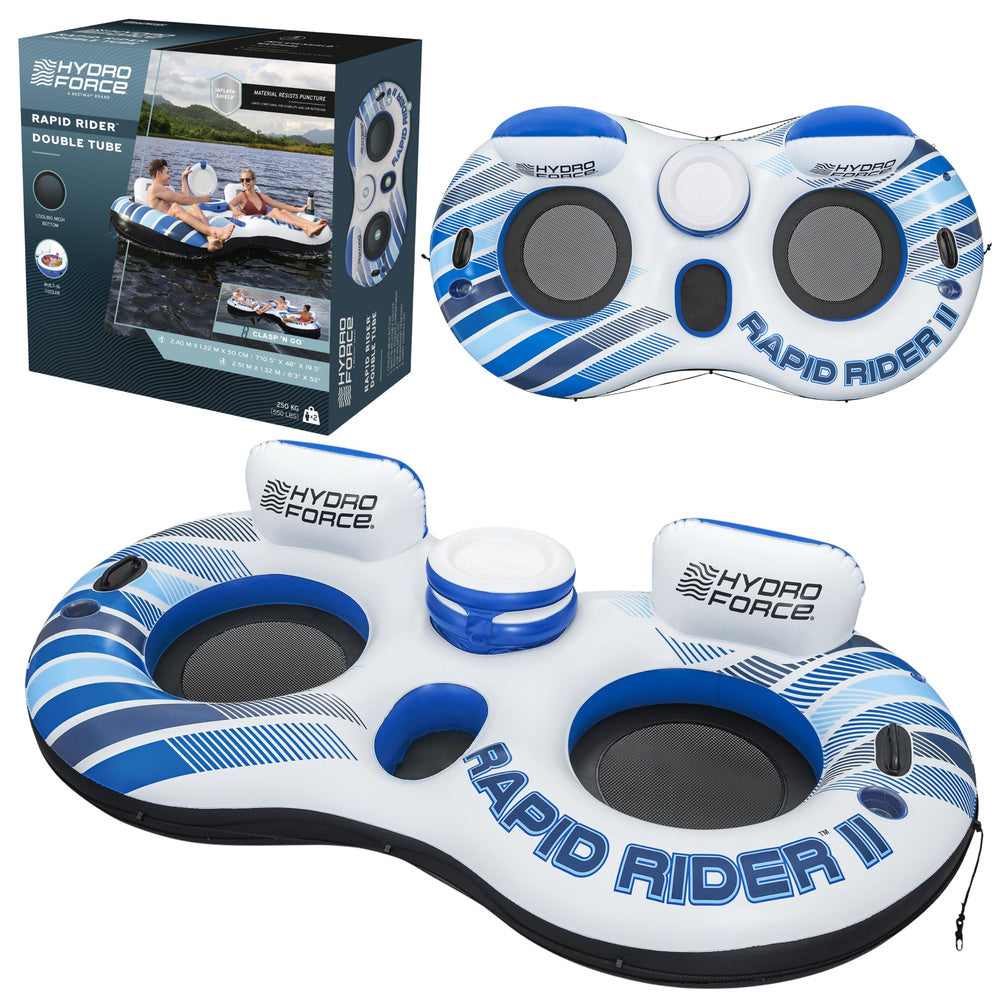 Bestway 43113 Rapid Rider II 2-Personen-Luftmatratze mit Kühlfunktion