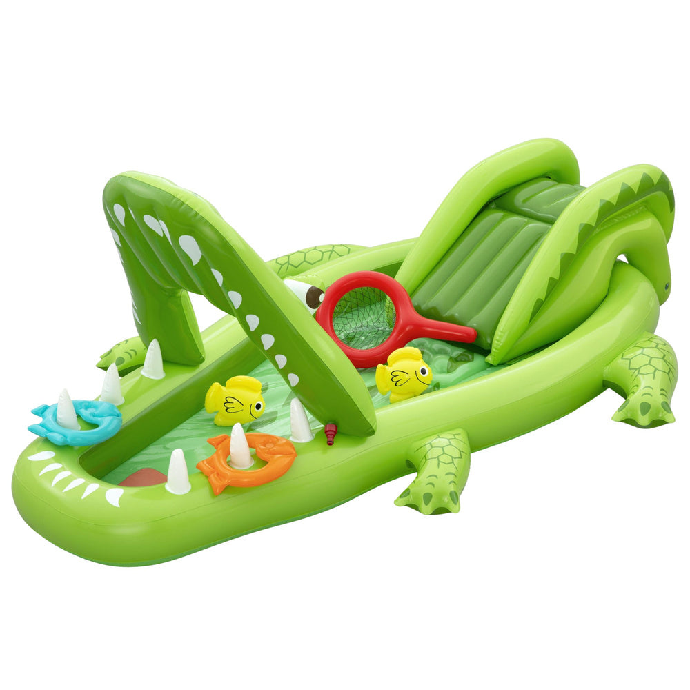 Water playground with slide, crocodile accessories, Bestway 53169 (2)